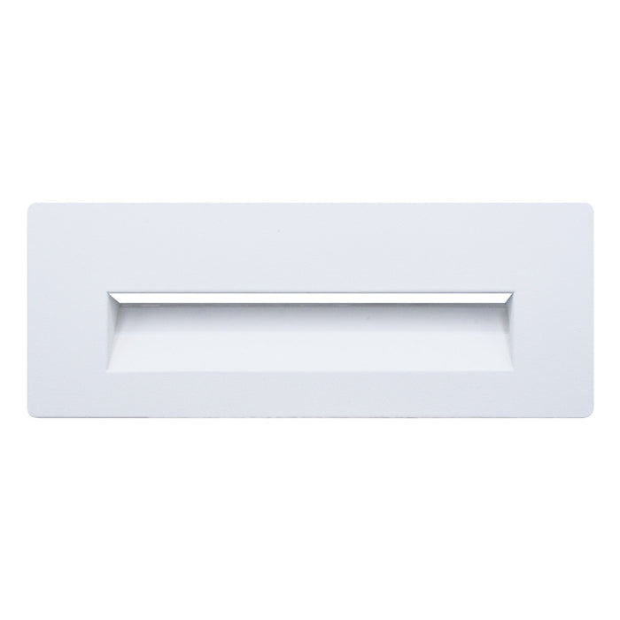 GM Lighting White Faceplate Scoop For 120V LED Brick Light (GBL-FPH-WH)