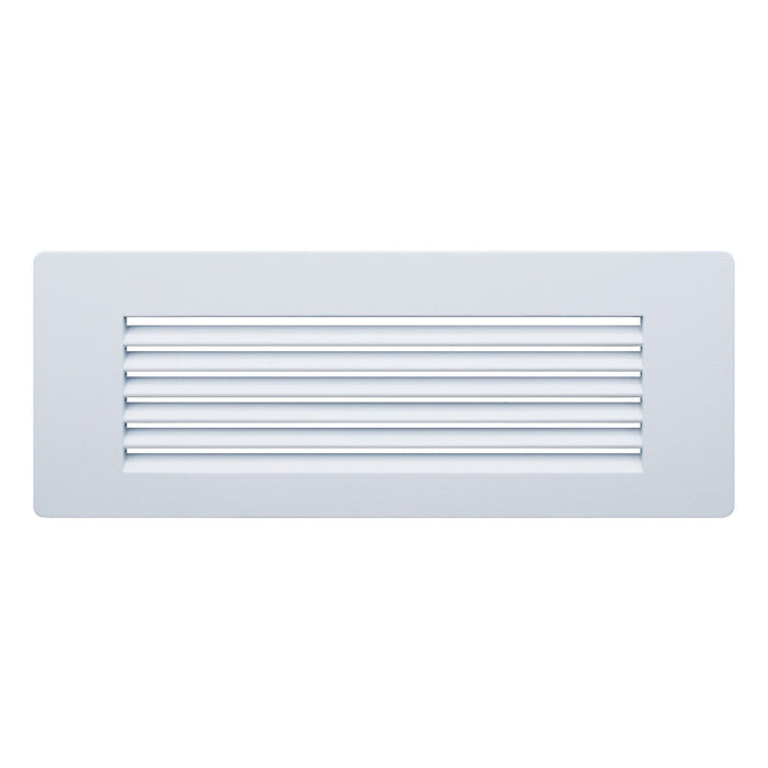 GM Lighting White Faceplate Louver For 120V LED Brick Light (GBL-FPLV-WH)