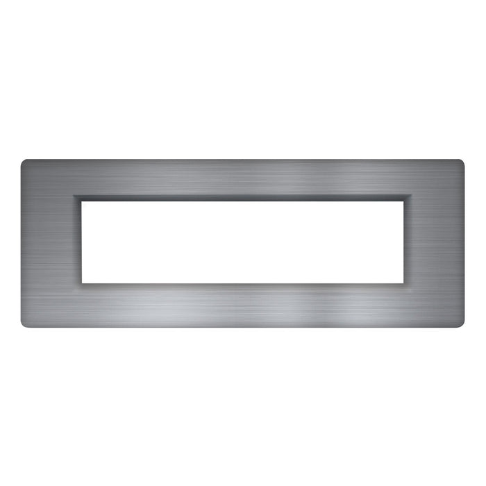GM Lighting Brushed Nickel Faceplate Open For 120V LED Brick Light (GBL-FPO-BN)