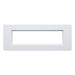 GM Lighting White Faceplate Open For 120V LED Brick Light (GBL-FPO-WH)