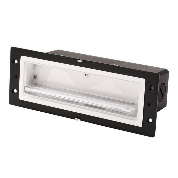 GM Lighting 120V Rough-In Housing For Horizontal Scoop Faceplate For LED Brick Light (GBL-MR)