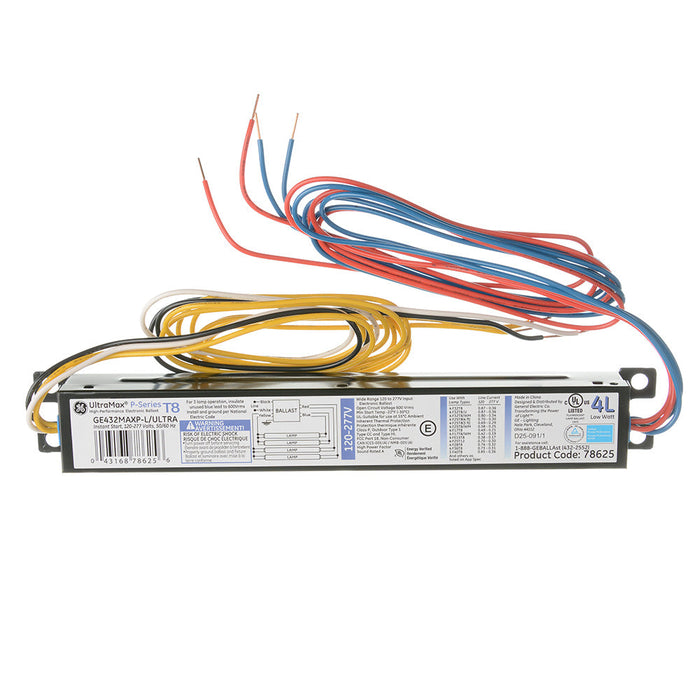 GE GE432MAXPL/ULTRA Linear Fluorescent Low High Efficiency Multivolt Instant Start (78625)