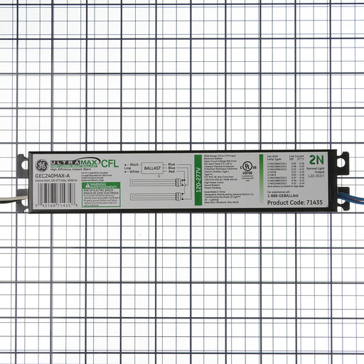 GE GEC240MAX-A Compact Fluorescent Normal Multivolt Instant Start (71435)