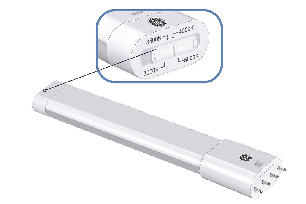 GE LED16B2G11/8SC LED Type B High Lumen Biax HLBX 2G11 Base 16W CCT Selectable 3000K/3500K/4000K/5000K 120-277V 80 CRI (93318822)