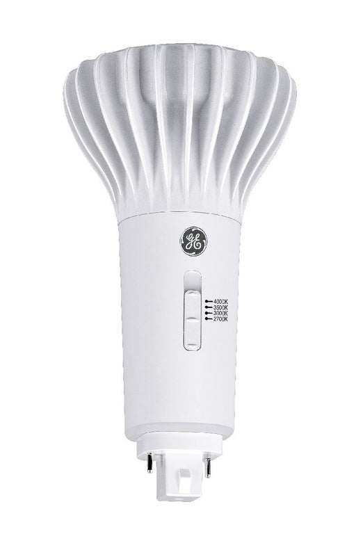 GE LED18BG24-V/8SC/120-347 18W LED SpectraChoice Type B Plug-In Lamp Vertical 2-Pin 120-347V CCT Selectable 2700K/3000K/3500K/4000K 80 CRI G24d/G24q/GX24q Base (93312489)