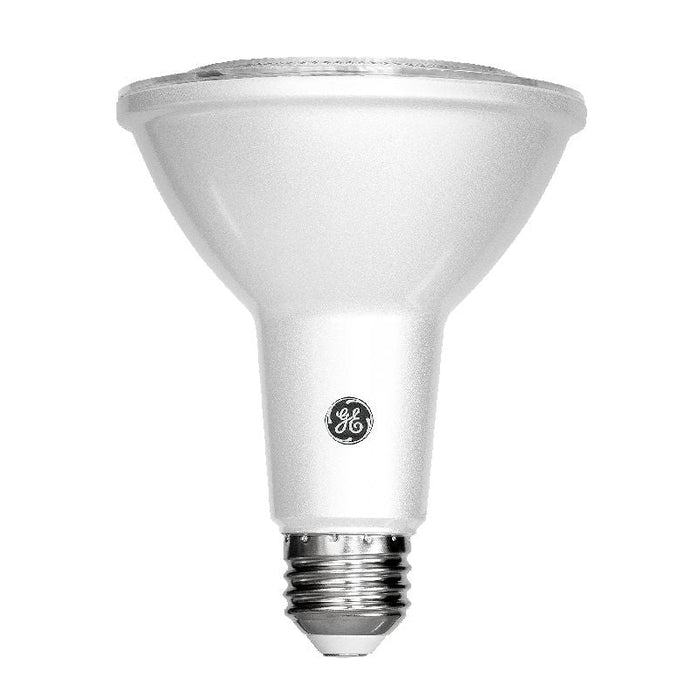 GE LED12DP30LRW927/40 12W LED PAR30 Long Neck Directional Lamp 120V 1050Lm 2700K 90 CRI Dimmable 40 Degree Beam Angle E26 Base White Housing (93312006)