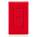 Leviton Red Self-Test GFCI Blank Face Slim Lite Receptacle/Outlet 20A 125V (GFRBF-R)