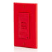 Leviton Red Self-Test GFCI Blank Face Slim Lite Receptacle/Outlet 20A 125V (GFRBF-R)