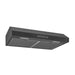 Broan-NuTone Glacier 2 Series 30 Inch Under Cabinet Range Hood 350 CFM LED Black Stainless Steel (GLA2303BLS)