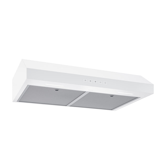 Broan-NuTone Glacier 2 Series 30 Inch Under Cabinet Range Hood 350 CFM LED White (GLA2303WW)