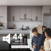 Broan-NuTone Glacier 36 Inch Range Hood 350 MAX Blower CFM 1.5 Sones Stainless Steel (GLA2363SS)
