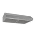 Broan-NuTone Glacier 36 Inch Range Hood 350 MAX Blower CFM 1.5 Sones Stainless Steel (GLA2363SS)