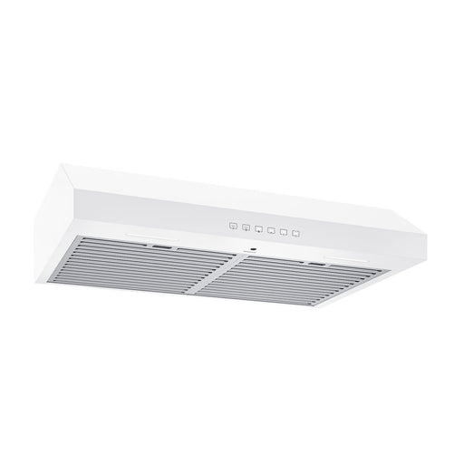 Broan-NuTone Glacier 30 Inch Range Hood 490 MAX Blower CFM 1.0 Sones White (GLA3304WW)