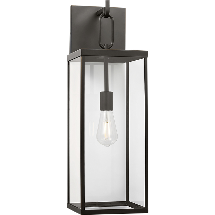 Generation Lighting Rox Large One-Light Lantern Antique Bronze Bulb[s] Not Included (GLO1781ANBZ)