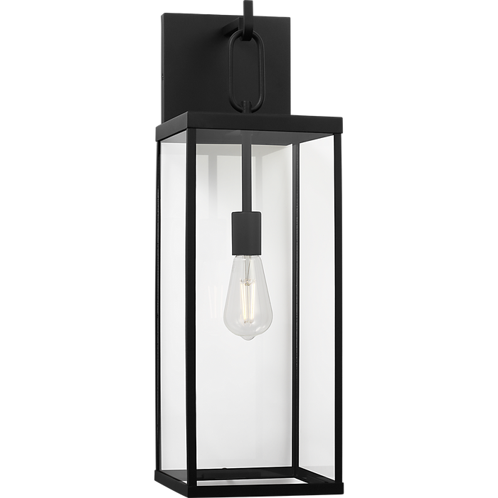 Generation Lighting Rox Large One-Light Lantern Textured Black Bulb[s] Included (GLO1781TXBE)