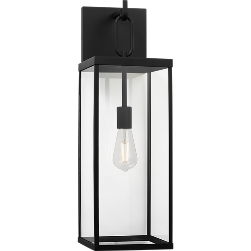 Generation Lighting Rox Large One-Light Lantern Textured Black Bulb[s] Not Included (GLO1781TXB)