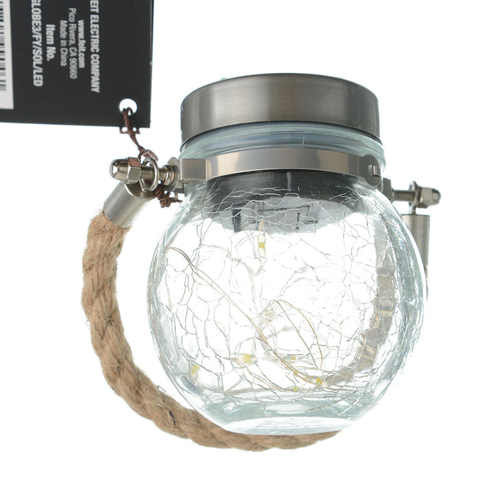 Feit Electric 3 Inch Solar Powered Fairy Jar Light (GLOBE3/FY/SOL/LED)