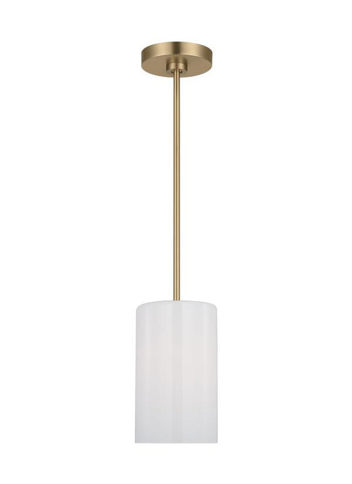 Generation Lighting Rhett 1-Light Ceiling Pendant In Satin Bronze With Glass Shade (GLP1001SB)