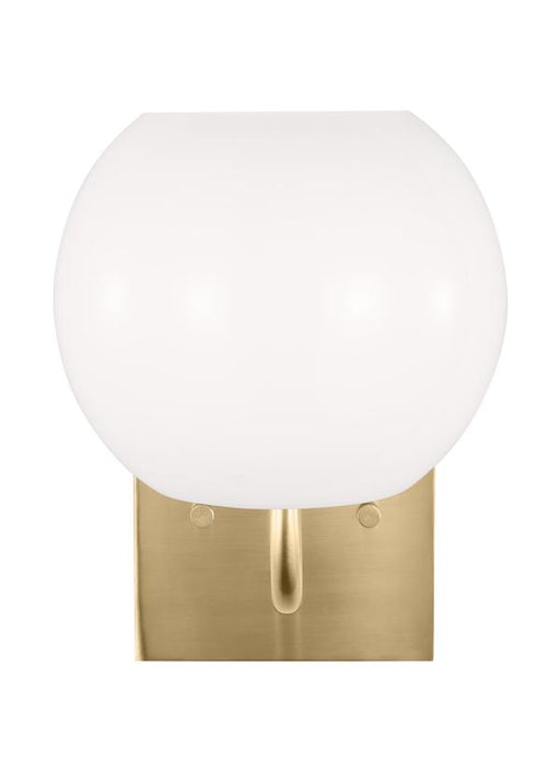 Generation Lighting Rory 1-Light Bath Vanity Wall Sconce In Satin Bronze With Opal Glass Shade (GLV1011SB)