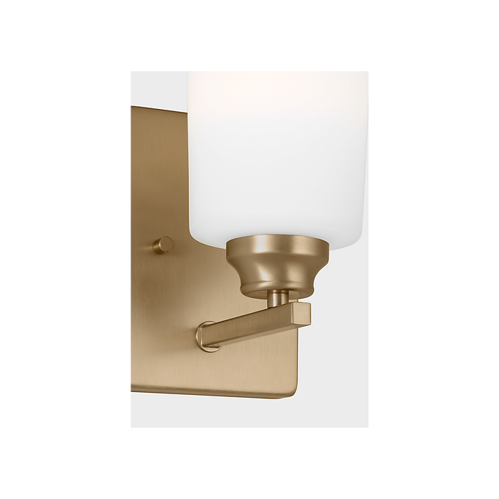 Generation Lighting Vinton One-Light Wall/Bath Sconce Satin Brass Bulb[s] Not Included (4120901-848)