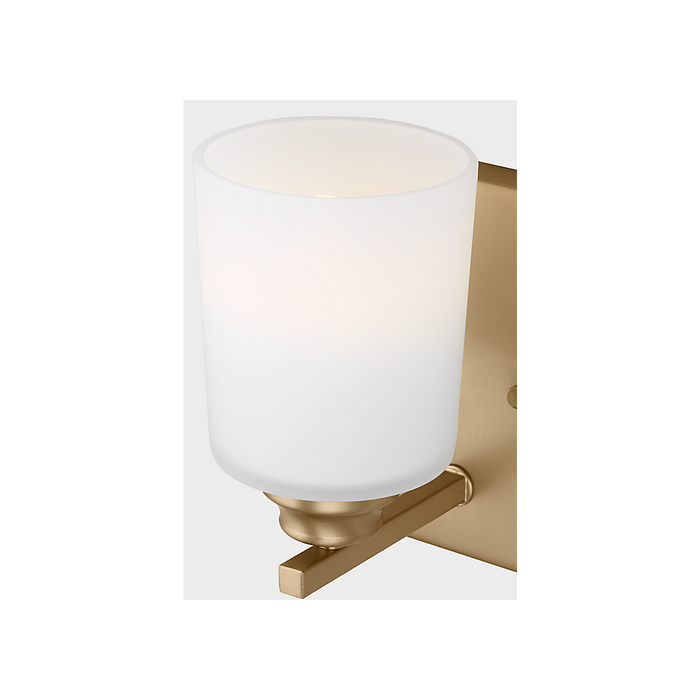 Generation Lighting Vinton One-Light Wall/Bath Sconce Satin Brass Bulb[s] Included (4120901EN3-848)