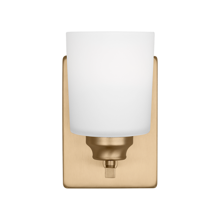 Generation Lighting Vinton One-Light Wall/Bath Sconce Satin Brass Bulb[s] Included (4120901EN3-848)