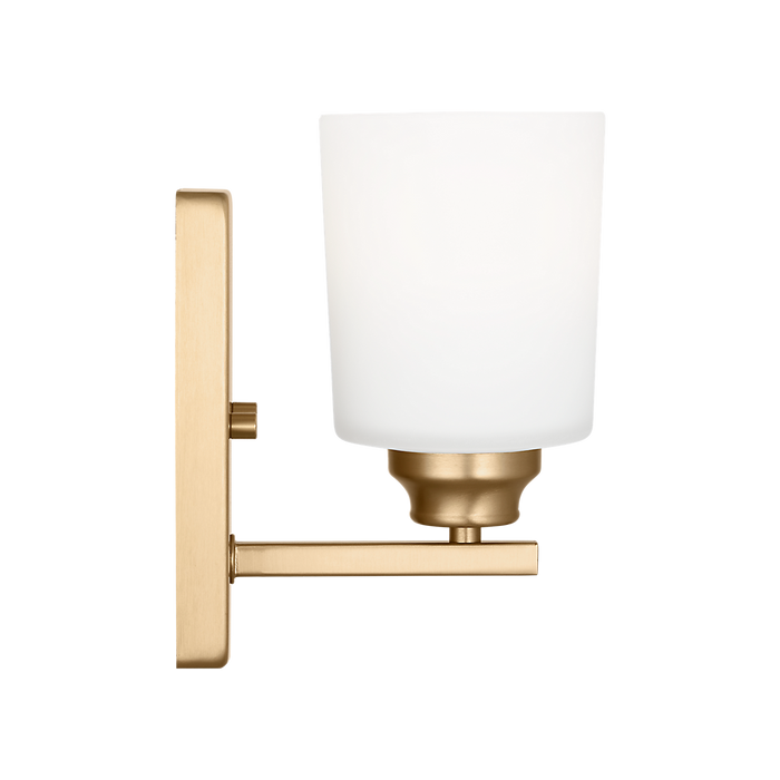 Generation Lighting Vinton One-Light Wall/Bath Sconce Satin Brass Bulb[s] Included (4120901EN3-848)