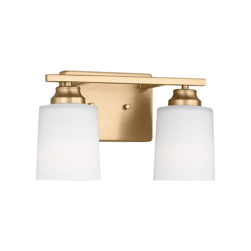 Generation Lighting Vinton Two-Light Wall/Bath Sconce Satin Brass Bulb[s] Included (4420902EN3-848)