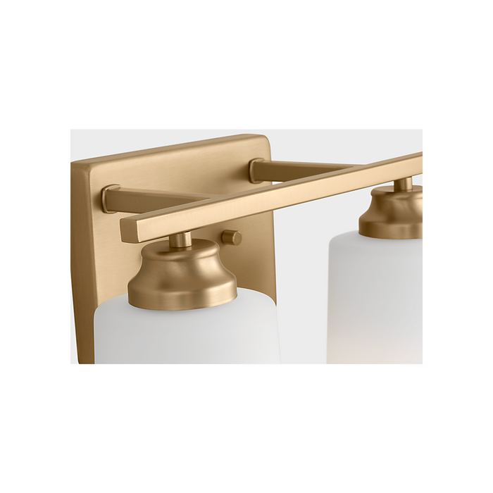 Generation Lighting Vinton Two-Light Wall/Bath Sconce Satin Brass Bulb[s] Included (4420902EN3-848)