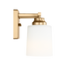 Generation Lighting Vinton Two-Light Wall/Bath Sconce Satin Brass Bulb[s] Not Included (4420902-848)