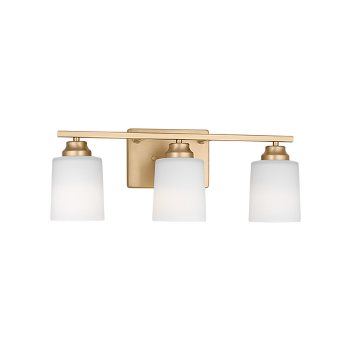 Generation Lighting Vinton Three-Light Wall/Bath Sconce Satin Brass Bulb[s] Not Included (4420903-848)