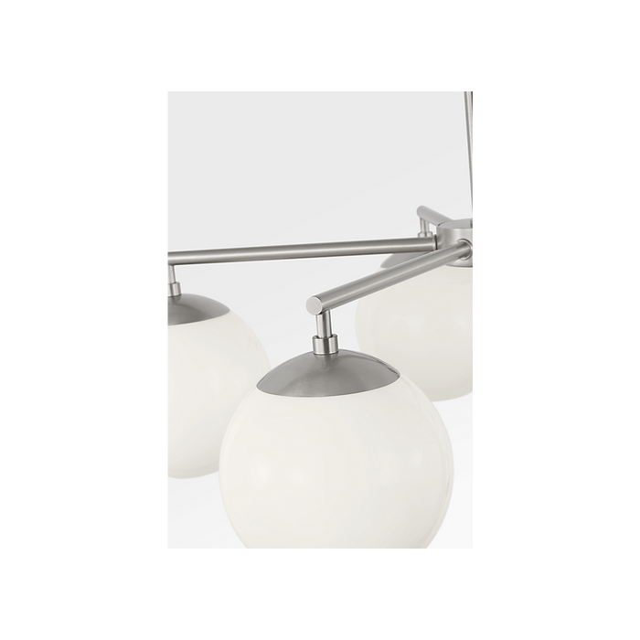 Generation Lighting Nube Five-Light Chandelier Brushed Nickel Bulb[s] Not Included (GLC1795BN)