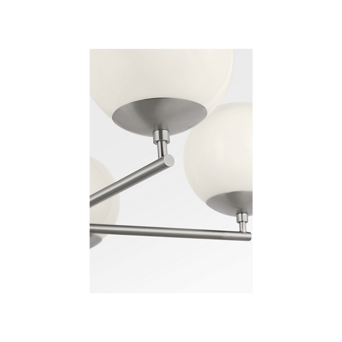 Generation Lighting Nube Five-Light Chandelier Brushed Nickel Bulb[s] Not Included (GLC1795BN)