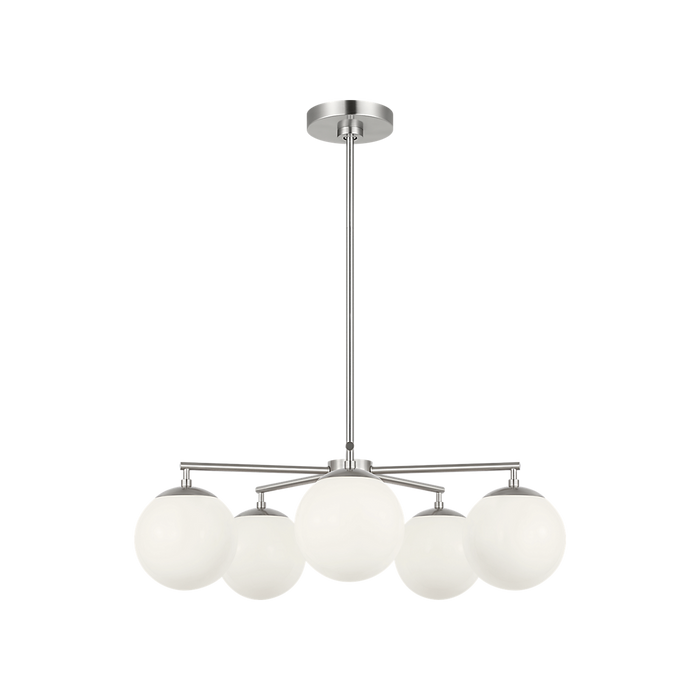 Generation Lighting Nube Five-Light Chandelier Brushed Nickel Bulb[s] Not Included (GLC1795BN)