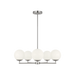 Generation Lighting Nube Five-Light Chandelier Brushed Nickel Bulb[s] Not Included (GLC1795BN)