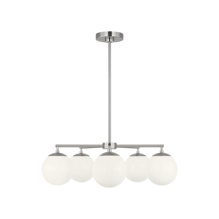 Generation Lighting Nube Five-Light Chandelier Brushed Nickel Bulb[s] Not Included (GLC1795BN)