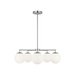 Generation Lighting Nube Five-Light Chandelier Brushed Nickel Bulb[s] Not Included (GLC1795BN)