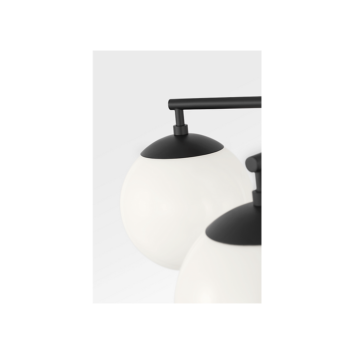 Generation Lighting Nube Five-Light Chandelier Midnight Black Bulb[s] Not Included (GLC1795MBK)