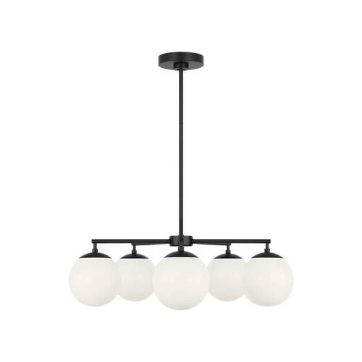 Generation Lighting Nube Five-Light Chandelier Midnight Black Bulb[s] Not Included (GLC1795MBK)