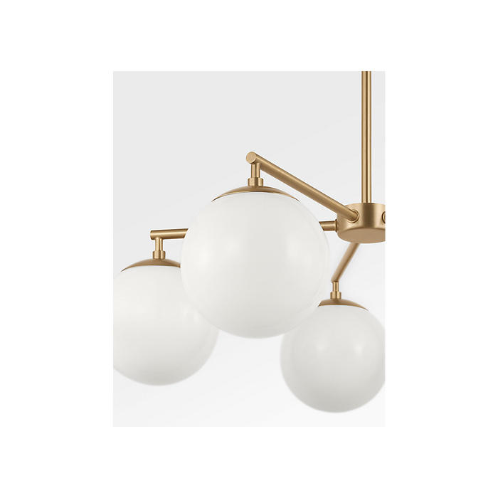 Generation Lighting Nube Five-Light Chandelier Satin Brass Bulb[s] Not Included (GLC1795SB)