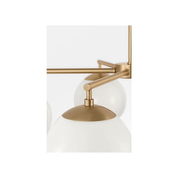Generation Lighting Nube Five-Light Chandelier Satin Brass Bulb[s] Not Included (GLC1795SB)