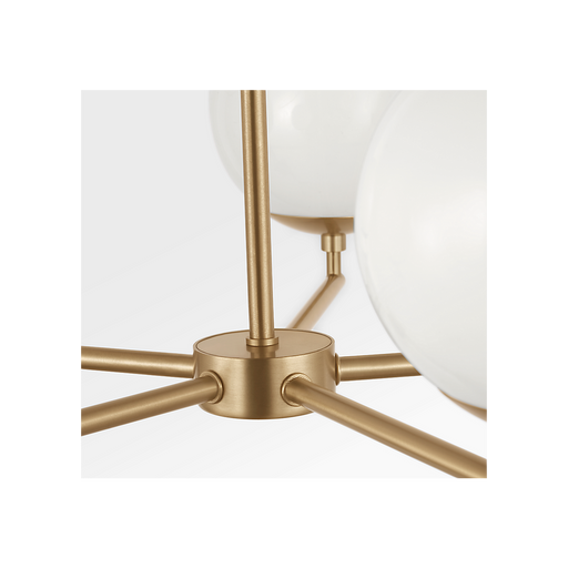 Generation Lighting Nube Five-Light Chandelier Satin Brass Bulb[s] Included (GLC1795SBE)