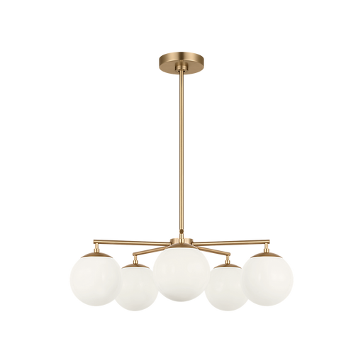 Generation Lighting Nube Five-Light Chandelier Satin Brass Bulb[s] Not Included (GLC1795SB)