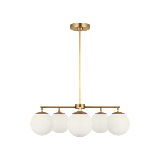Generation Lighting Nube Five-Light Chandelier Satin Brass Bulb[s] Not Included (GLC1795SB)