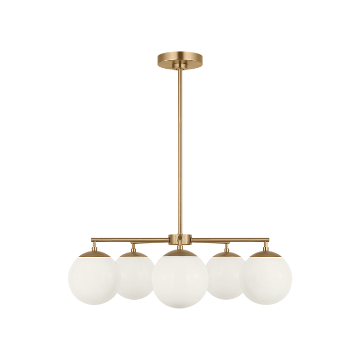 Generation Lighting Nube Five-Light Chandelier Satin Brass Bulb[s] Included (GLC1795SBE)