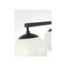 Generation Lighting Nube Four-Light Linear Chandelier Midnight Black Bulb[s] Not Included (GLC1814MBK)