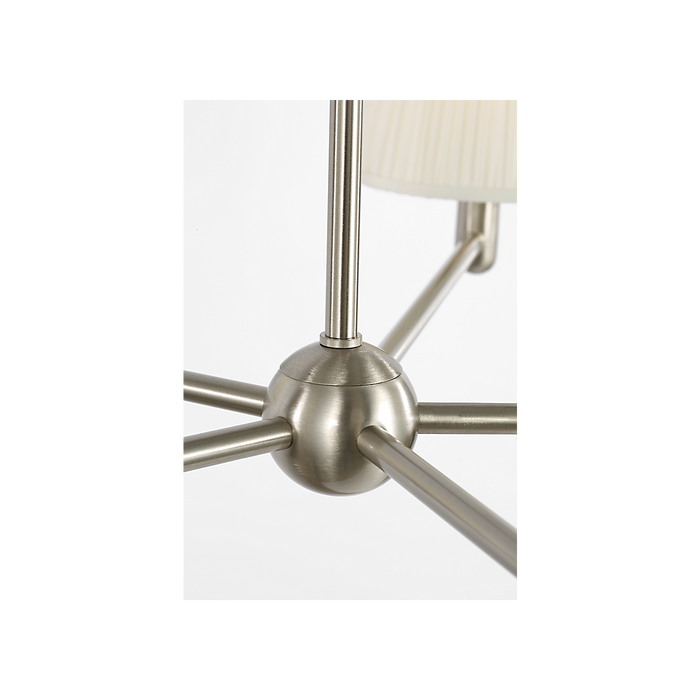 Generation Lighting Vilera Five-Light Chandelier Brushed Nickel Bulb[s] Included (GLC1865BNE)