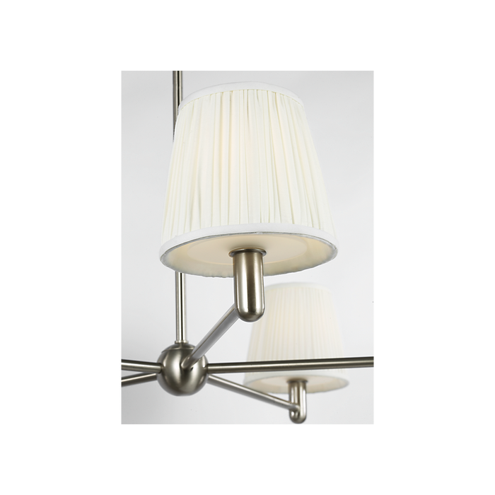 Generation Lighting Vilera Five-Light Chandelier Brushed Nickel Bulb[s] Not Included (GLC1865BN)