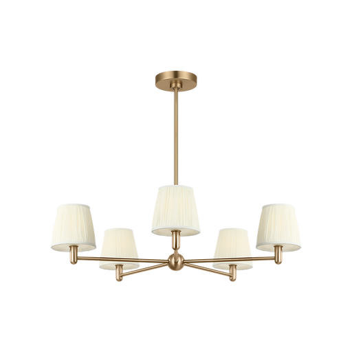 Generation Lighting Vilera Five-Light Chandelier Satin Brass Bulb[s] Included (GLC1865SBE)