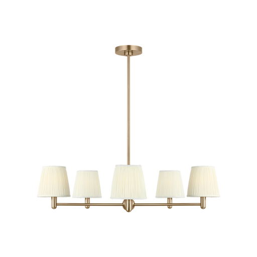Generation Lighting Vilera Five-Light Chandelier Satin Brass Bulb[s] Not Included (GLC1865SB)